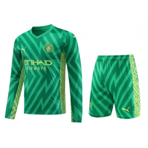 Camiseta Portero Manchester City 23-24 Verde ML