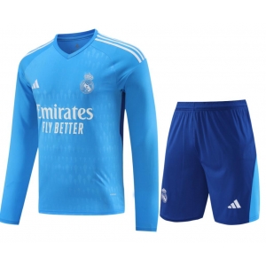 Camiseta Portero Real Madrid 2023-2024 Azul ML