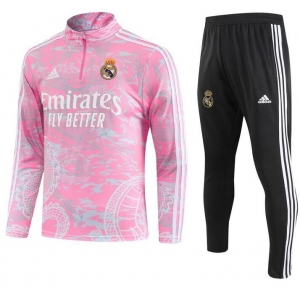 Sudadera Fc Real Madrid 2023 Edición Especial Rosa Niño + Pantalones