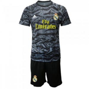 Camiseta Real Madrid Portero Negro Primera Equipacion 19/20 Niños