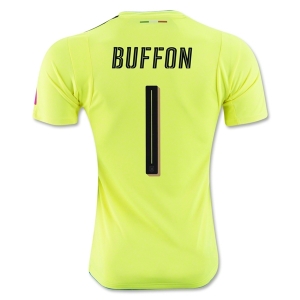 CAMISETA Italy 2016 BUFFON PORTERO (Yellow)